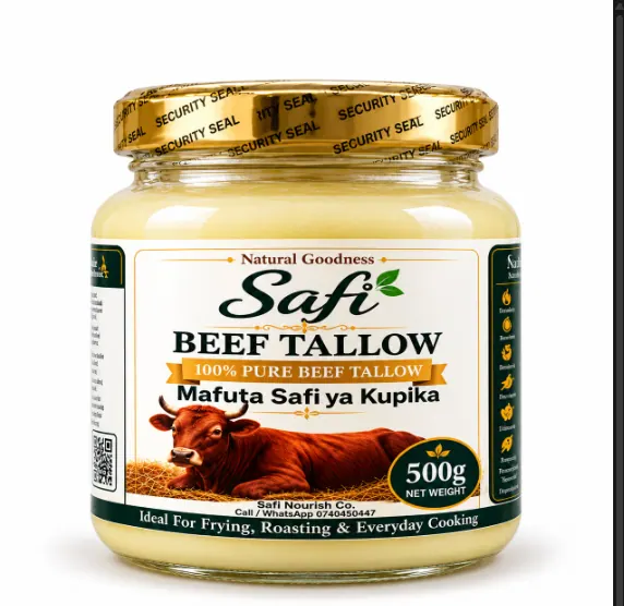Beef Tallow — 500g Glass Jar