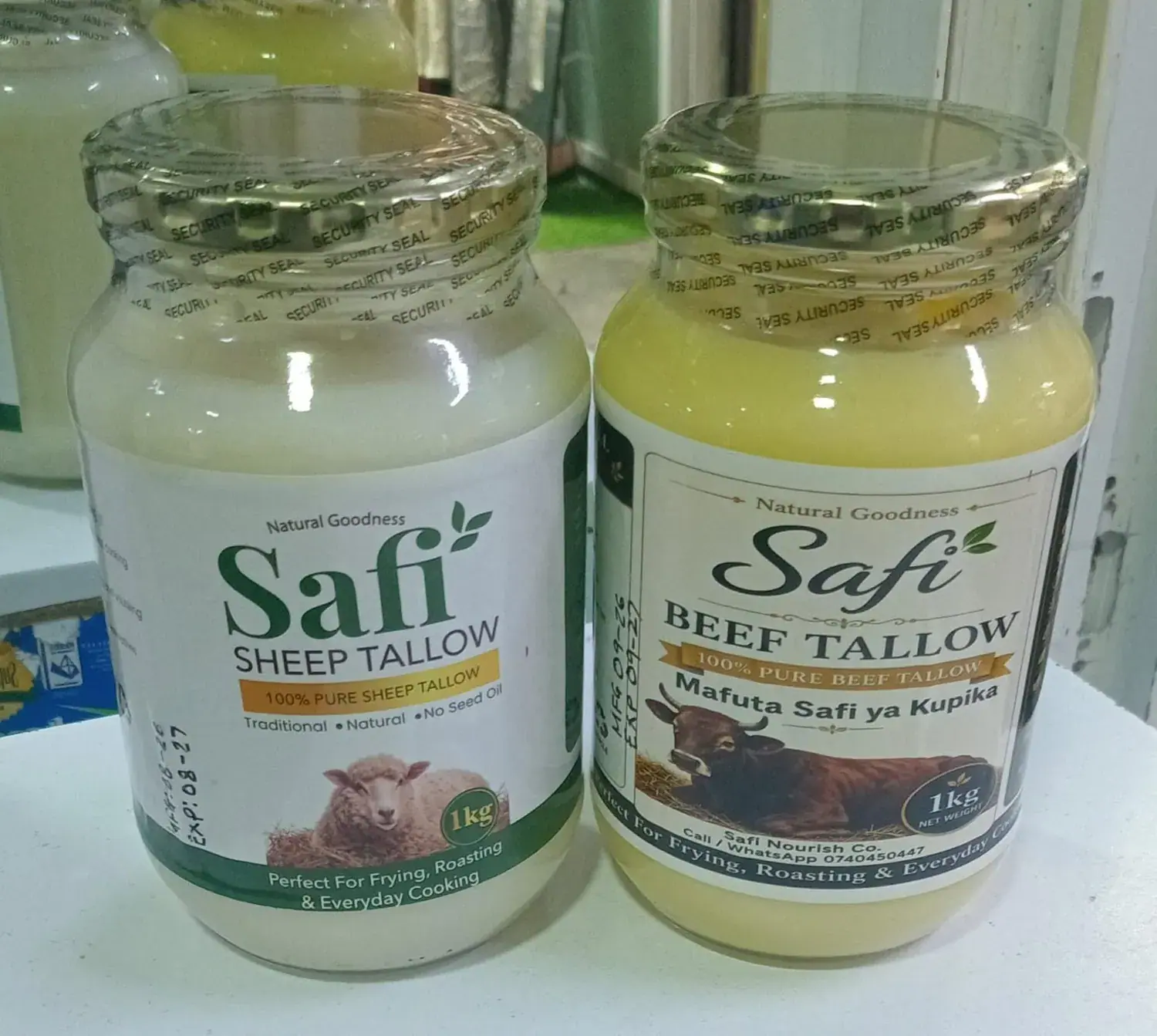 Original product jars