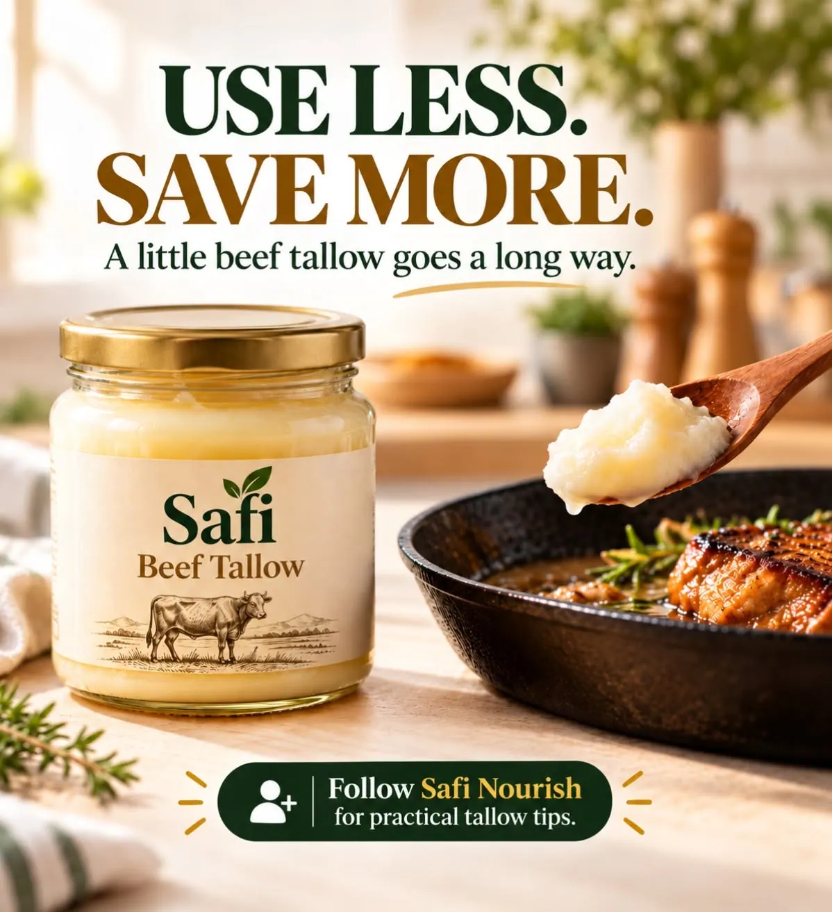 Use Less. Save More.